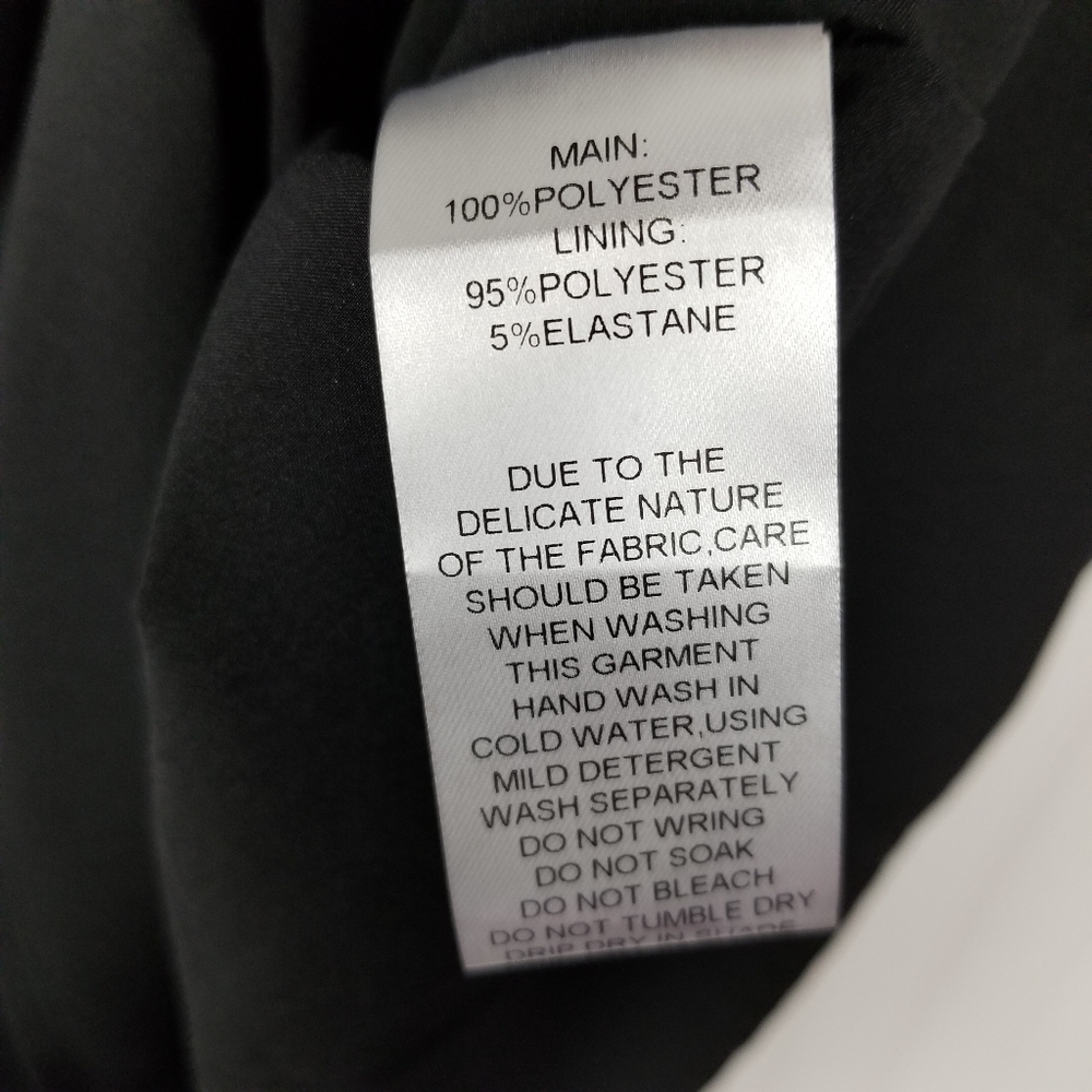 Cooper St Tiered Dress Size 10 Black Lined Asymmetric Long Sleeve Sleeve Ruffles - Picture 6 of 12